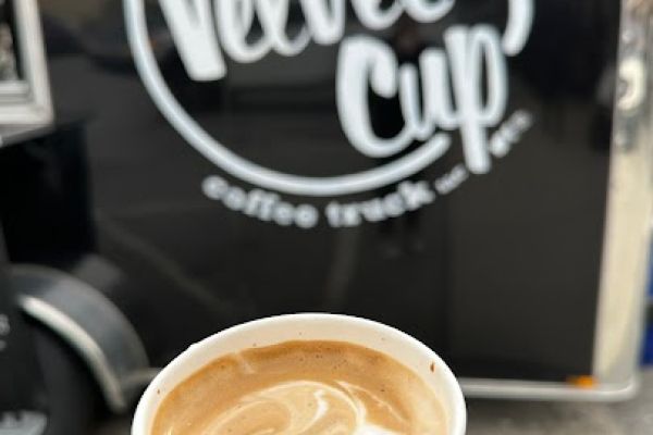 The velvet cup coffee truck